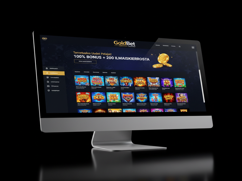 GoldBet Kasino Casino on Computer
